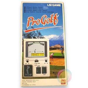 Vintage Bandai LSI Pro Golf Handheld Electronic Game 1984 Boxed Manual Untested